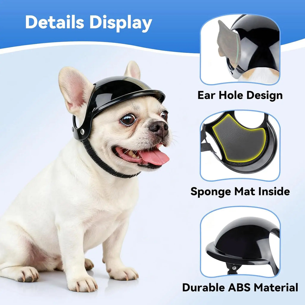 Pet Helme Katzen Hunde Accessoires Motorradbrillen Kleiner Hund Auto Sicherheit Motorradhelm Hut Katzenzubehör