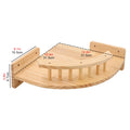 Wandmontiertes Katzenklettergerüst 50cm Katzenkletterleiter Hängematte Aktivität Sisal Katzenkratzbaum Katzenpedal Indoor Katzenhaus