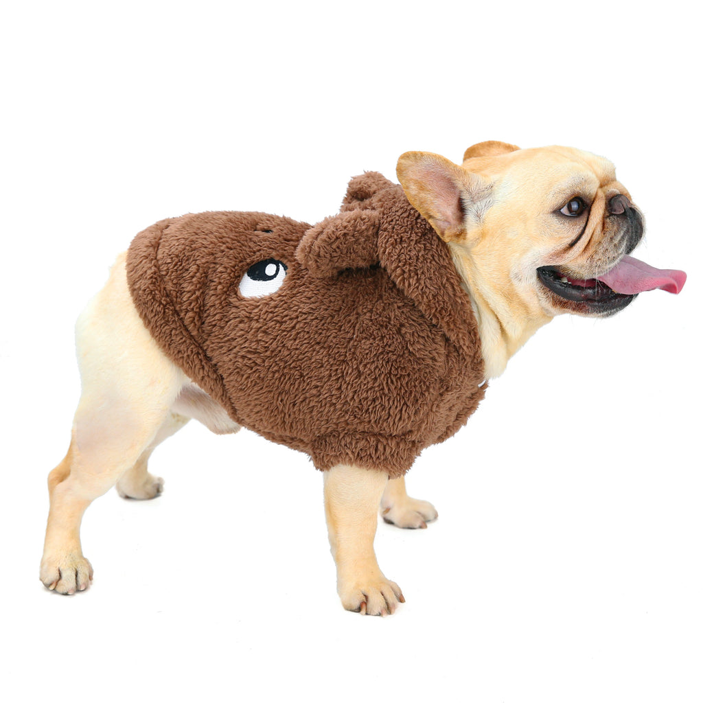 Modische Winter Haustier Hundekleidung Hundemantel Jacke Perro Französische Bulldogge Kleidung Süßer Hunde Hoodie Für Hunde Haustier Kleidung Mops
