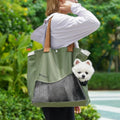 Atmungsaktive Haustiertragetasche Handtasche Schultertasche Kleine Mittelgroße Hunde Katzen Oxford-Canvas Tragbares Outdoor-Reise-Pack Haustierbedarf
