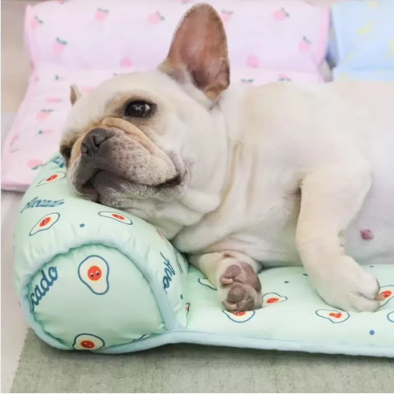 Hundekühlmatte Sommerdecke Atmungsaktives Haustierbett Sofa Waschbare Decke für kleine, mittlere und große Hunde und Katzen