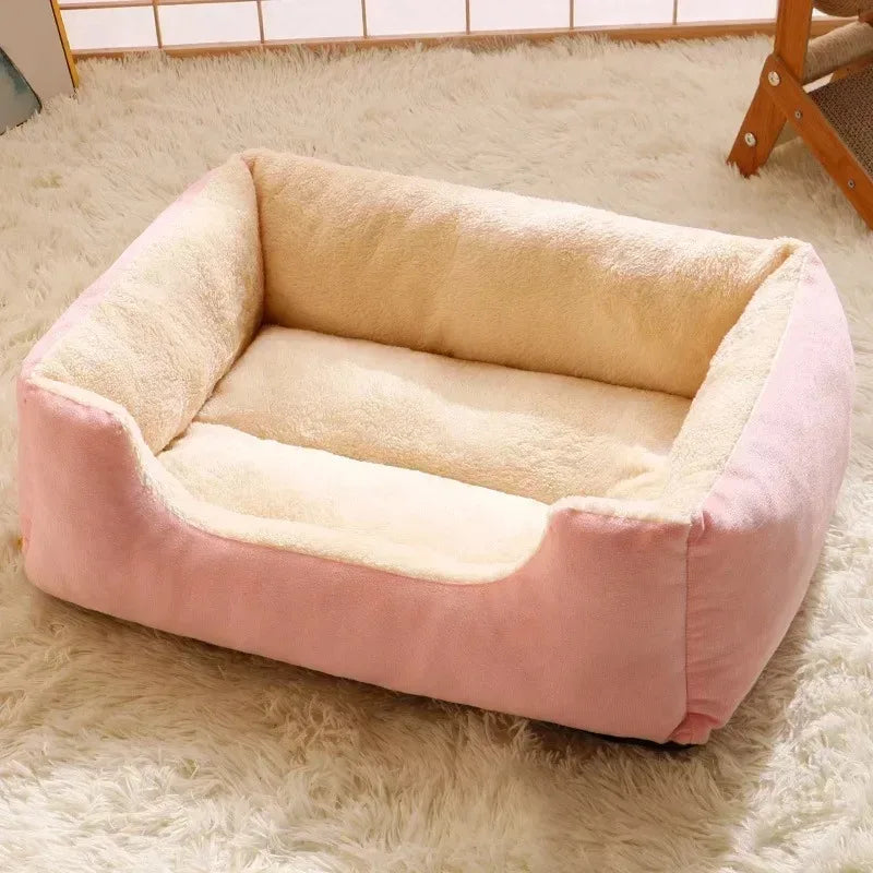 Bett für Katzen Haustierprodukte Kissen Kätzchen Winterzubehör Hund Alle Häuser Zubehör Dinge Accessoire Lebensräume Korb Haus Betten