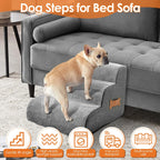 Leiter Hunde Haustiere Knochengriff Welpen Treppe neben Sofa Bett Rampe für Hunde Schutz der Gelenksicherheit Haustiertreppe für ältere Hunde