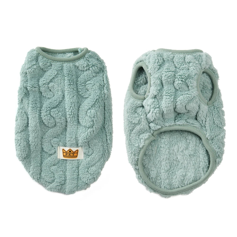 Cute Warm Cat Clothes Autumn Winter Fleece Sweater For Small Cats Dog Apparel Kitten Puppy Pullover Pet Sphynx Christmas Costume