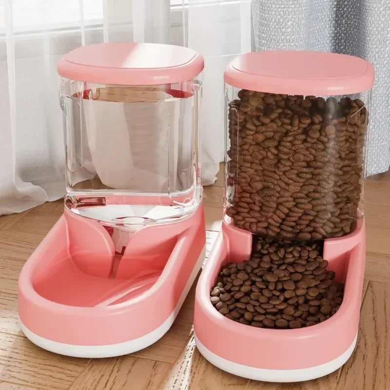 Hundewasserspender Katze Automatischer Futterspender Katzenfütterung Fließend ohne Stromanschluss