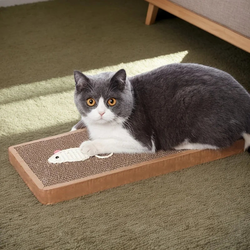 1 Set Cat Scratcher - Indoor Cat Scratcher Pad & Scratching Posts, Ideal Cat Toys for Claw Maintenance