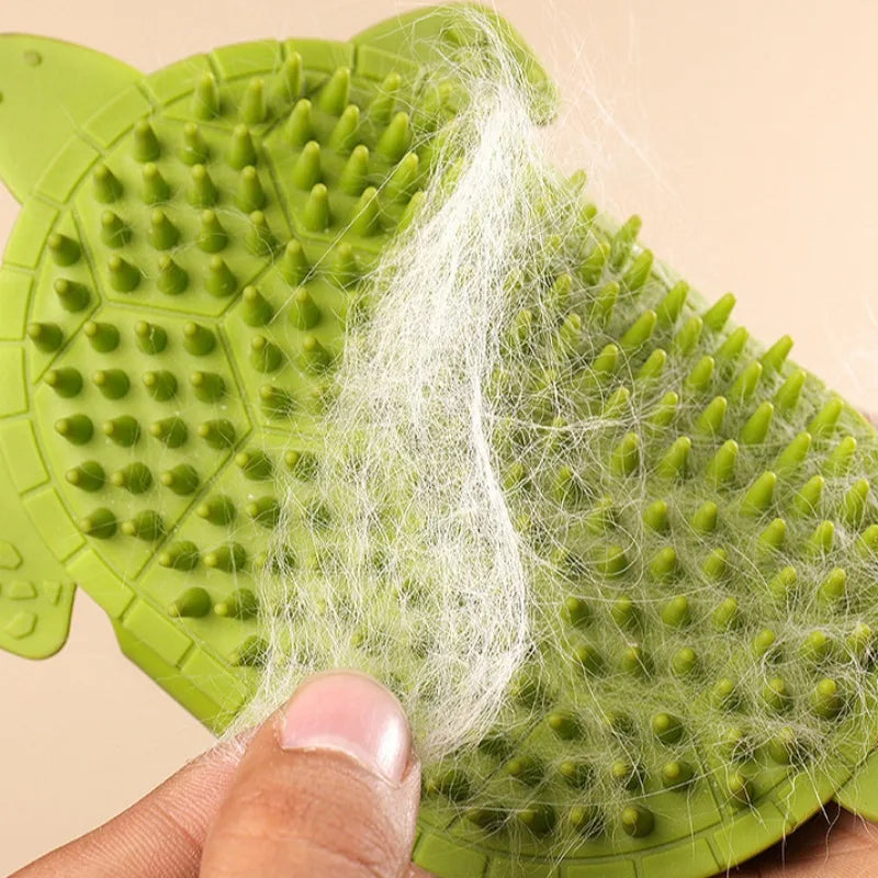 Cat Hair Removal Massage Comb Cat Scratching Rubbing Brush Pet Grooming Self Cleaning Wall Corner Cat Scratcher Comb Supplies