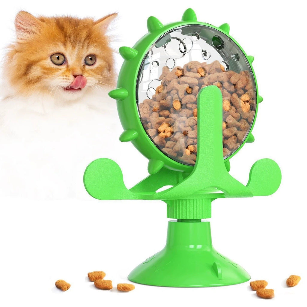 Futterspender für Katzen und Hunde, Interaktives Spielzeug für Katzen und Hunde, Automatischer Trainingsfutterspender, Katzenspielzeug