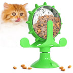 Futterspender für Katzen und Hunde, Interaktives Spielzeug für Katzen und Hunde, Automatischer Trainingsfutterspender, Katzenspielzeug