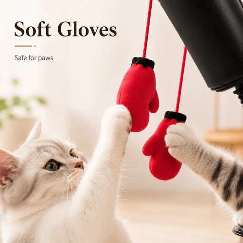 Cat Boxing Toy - Multi-functional Cat Stimulation Boxing Game for Self-Entertainment and Relaxation - Interactive Cat Toy