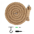 Cat Climbing Rope with Hook Ceiling Wall Mounted Kitten Scratching Post Climbing Rope Toy, Suitable for Indoor and Outdoor Cats