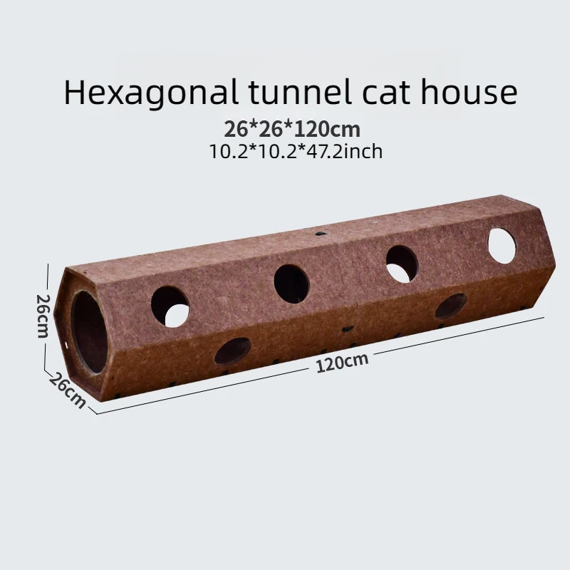 Pet Cat Tunnel Tube Toys Foldable Tunnels for Indoor Cats Kitten Play Tube