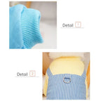 Hundekleidung Ganzjährig Weiches, dehnbares Haustier-Shirt für Welpen, Kätzchen, Atmungsaktive Baumwoll-Haustierkostüme, Gestreifte Alltagsoutfits
