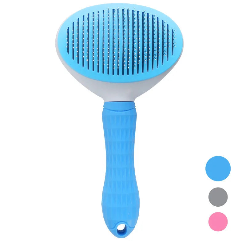 Pet Hair Remover Brush for Dogs And Cats Long Hair Grooming Comb Bath Cleaning Brush Essential Pet Supplies