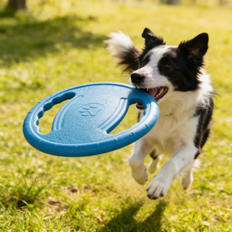 Hunde EVA Flugscheibe Zahn Kaubare Spielzeug Trainierbar Unzerstörbar Haustierbedarf Spielzeuge Groß Sicher Klein Hund Gelenk Robust Spielzeug Widerstandsfähig