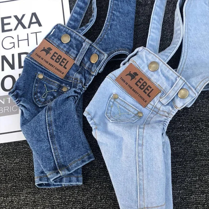 Denim Dog Clothes Jeans Pet Dogs Clothing For Small Medium Dog Costume Chihuahua Clothes For Dogs Coat Jacket Puppy Pet Jumpsuit