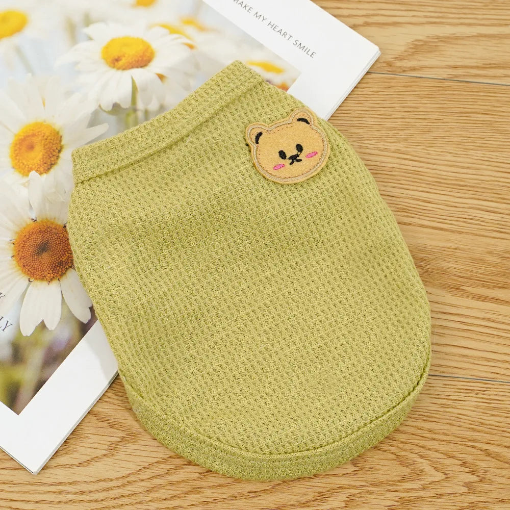 Katzenkleidung Waffelbär Haustierweste Sommer Teddy Chihuahua Kleiner Hund Zweibeinige Kleidung Katze Welpenkleidung Haustierkostüm