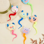 Cat Interactive Toy Plush Monster Kitten Toys Indoor Cat Worm Caterpillar Catnip Toy Cat Teeth Grinding Toy Pet Supplies