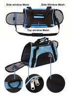 Katzentasche Haustiertasche Hundetasche tragbare Handgepäcktasche überdimensionierte atmungsaktive Tasche Rucksack Outdoor-Käfig Reisebox
