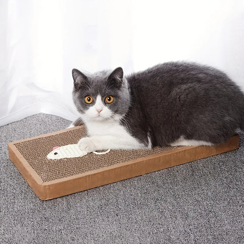 1 Set Cat Scratcher - Indoor Cat Scratcher Pad & Scratching Posts, Ideal Cat Toys for Claw Maintenance