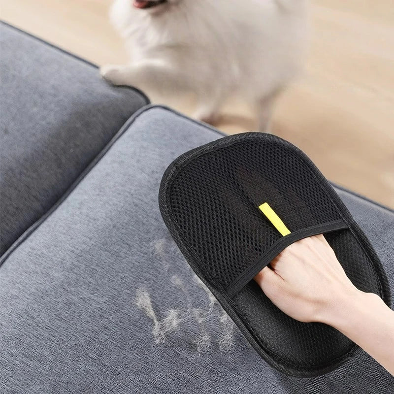 Tierhaarentferner Tragbar Waschbar Kleidung Haarentfernungs-Handschuhe Haustier-Reinigungszubehör