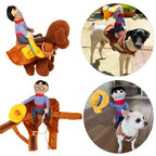 Hundekleidung Lustiges Cosplay Halloween Kostüm Welpen Kätzchen Cowboy Kleidung Kreative Haustier Neuheit Party Outfits Bulldogge Mops Chihuahua