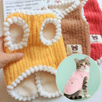 Weiche, gemütliche Katzenkleidung Herbst Winter Warmer Fleece Pullover für kleine Hunde Welpen Kätzchen Jacke Mantel Haustier Kostüm Pullover