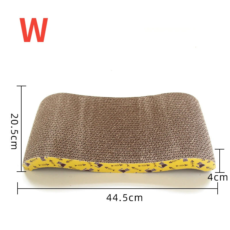 Pet Cat Scratching Corrugated Board Grinding Claw Plate+Catnip Paper Pad Climbing Frame Scraper Mat Cat Cardboard Cat Toys