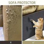 Katzenkratzmatte selbstklebend, interaktive Haustier-Katzenklettermatte, Wand-Ersatz-Kratzpolster, Möbelschutzaufkleber