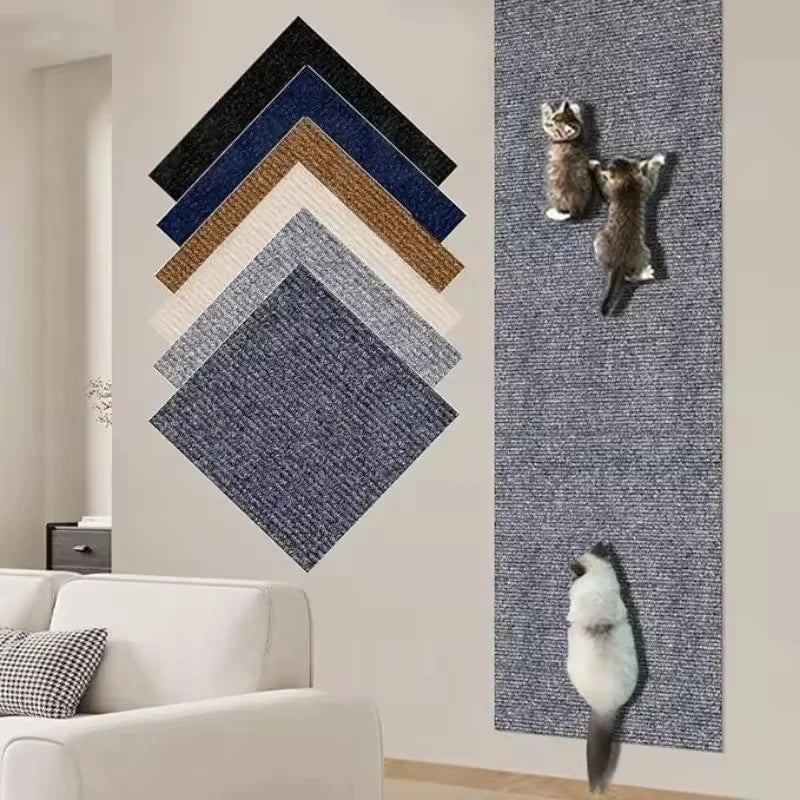 7 Farben Katzenkratzbaum Sofa Protektor Kratzpolster Schutz Zuschneidbar Selbstklebender Teppich DIY Kratzmatte