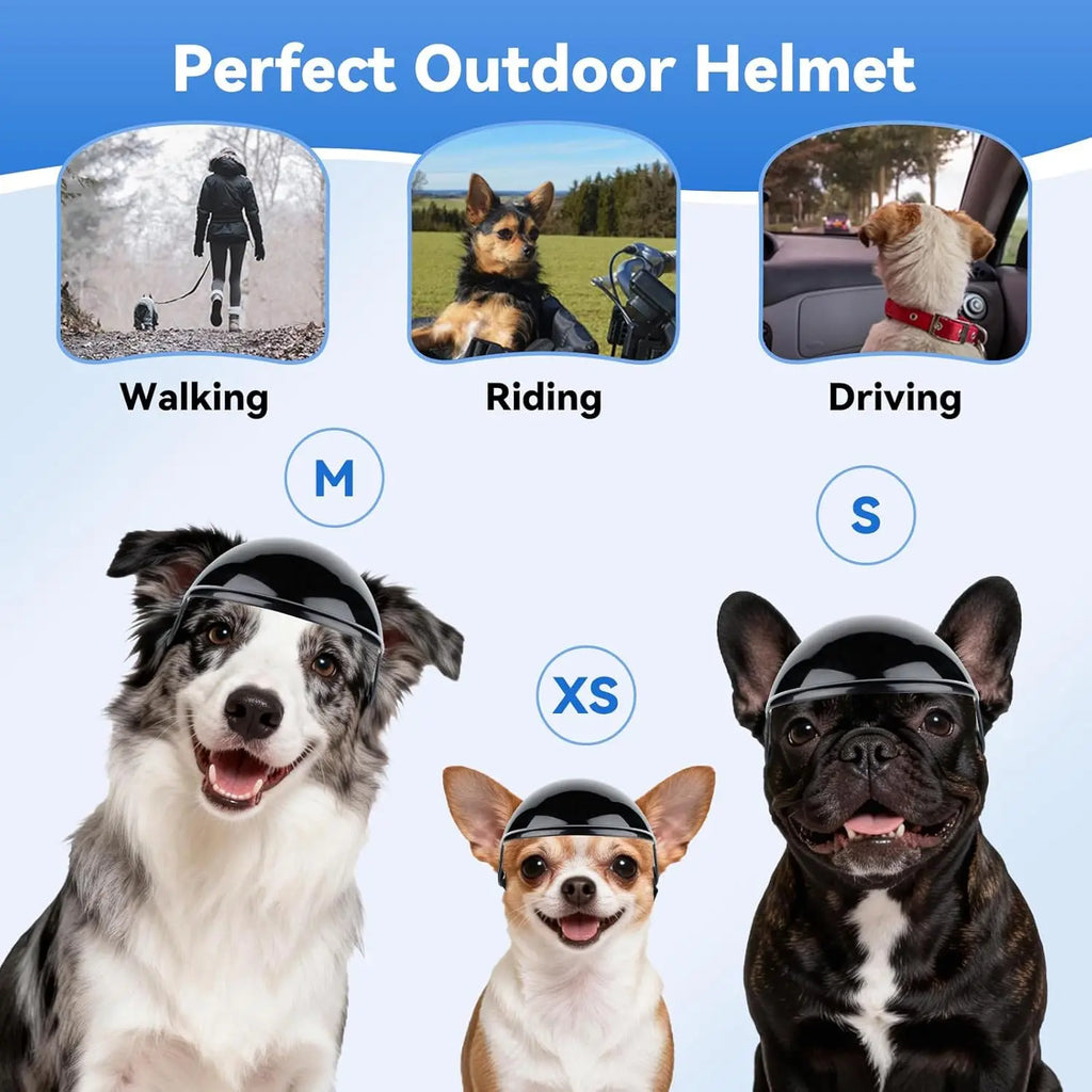 Pet Helme Katzen Hunde Accessoires Motorradbrillen Kleiner Hund Auto Sicherheit Motorradhelm Hut Katzenzubehör
