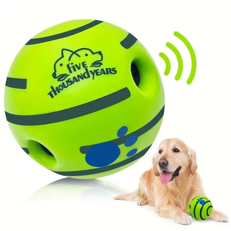 Lustiger interaktiver Quietschball - Bälle für Hunde-IQ-Training, interaktives Haustierspielzeug, stimulierendes Spiel, mentale Stimulation und Bewegung