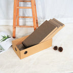 4 Pack 1 Cat Scratching Post Cardboard Box for Indoor Cats, Cat Scratching Mat Cardboard Box for Indoor Cats and Kittens