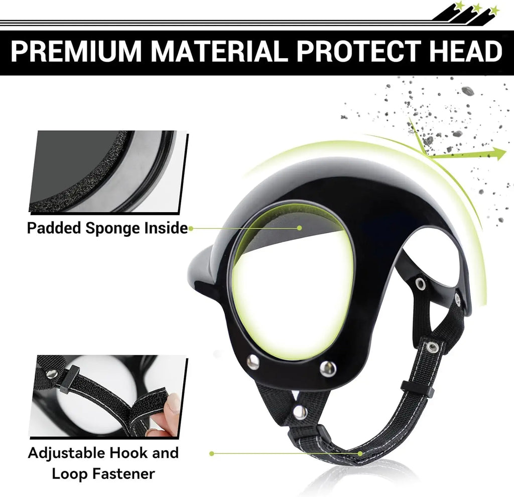 Pet Helme Katzen Hunde Accessoires Motorradbrillen Kleiner Hund Auto Sicherheit Motorradhelm Hut Katzenzubehör