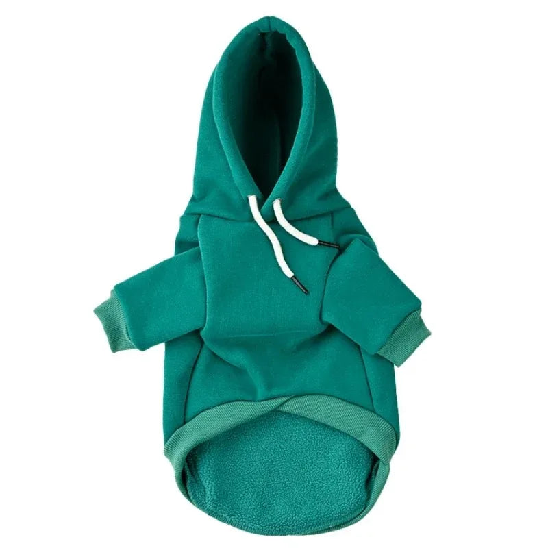 Hundekleidung Hunde-Kapuzenpullover für kleine und mittelgroße Hunde Weste Outdoor-Sweatshirt Bulldogge Husky Warmer Fleece Haustierkleidung Welpen-Katzen-Kostüm