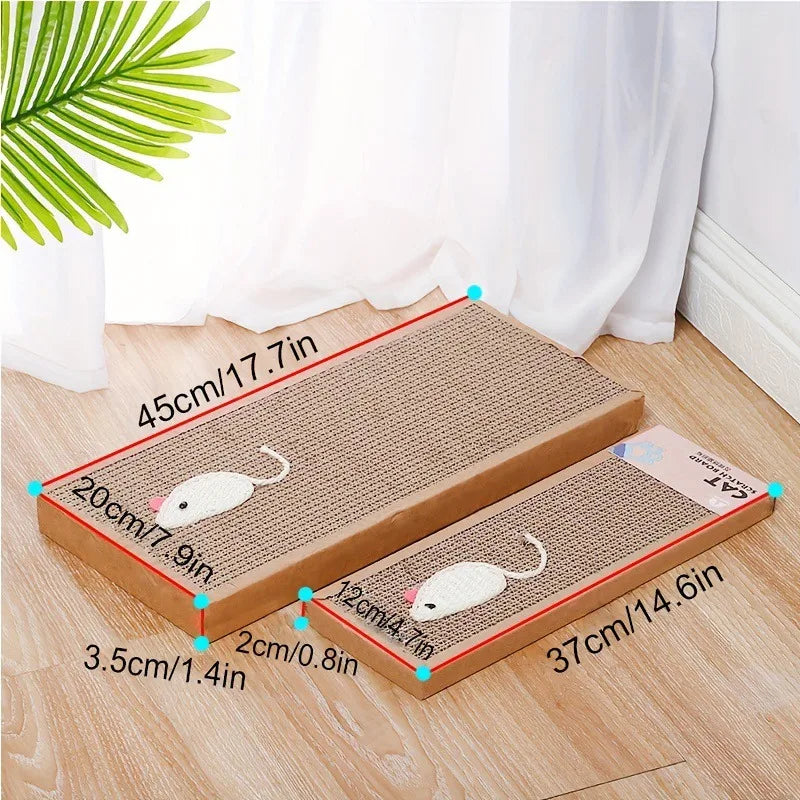 1 Set Cat Scratcher - Indoor Cat Scratcher Pad & Scratching Posts, Ideal Cat Toys for Claw Maintenance