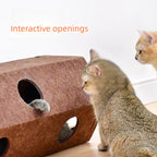 Pet Cat Tunnel Tube Toys Foldable Tunnels for Indoor Cats Kitten Play Tube