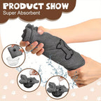 1pc Quick-Drying Microfiber Dog Towel Absorbent Pet Bath Product Fiber Quick-drying Bath Towel Car Wiping Cloth Pet Supplies