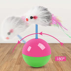 Neue Katzenspielzeuge Set Maus Wackeltier Lustige neckende Katzen und Hunde Selbstspielzeug Haustierbedarf Spielzeugset Neckende Katzenspielzeuge