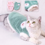 Weiche Katzenkleidung für kleine und mittelgroße Hunde Katzen Haustiere Warme Kätzchenkleidung für den Winter Kätzchen Kleine Kätzchenartikel Kleidung Westen