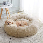 Super Katzenbett Warmer Schlaf Katzenkorb Weicher Langer Plüsch Bestes Haustier Hundebett für Hunde Korb Kissen Katzenbett Katzenmatte Tiere Schlafend