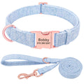 Personalisiertes Hundehalsband, verstellbar, Nylon, mit Gravur, für kleine, mittlere und große Hunde, Chihuahua, Pitbull