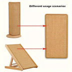 Möhkəm Sisal Pişik Cızma Taxtası - Qarışıqsız, Divan üçün Təhlükəsiz Dizayn, Məşq və İstirahət üçün Uyğundur - Pişiklər üçün Mükəmməl Hədiyyə