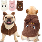Modische Winter Haustier Hundekleidung Hundemantel Jacke Perro Französische Bulldogge Kleidung Süßer Hunde Hoodie Für Hunde Haustier Kleidung Mops