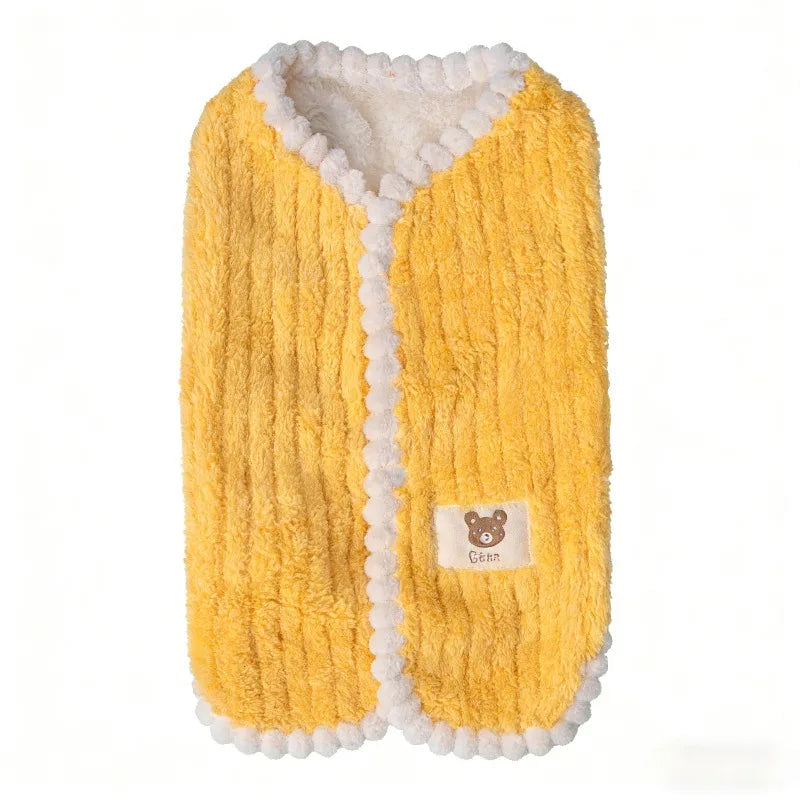 Soft Cozy Cat Clothes Autumn Winter Warm Fleece Sweatshirt for Small Dogs Puppy Kitten Jacket Coat Pet Costume Sweater