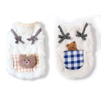 Niedliche Katzen-Hundekleidung, Winter-Plüschweste, weiches Fleece-Kätzchen-Jäckchen, warmer Welpenmantel, Bekleidung für kleine Hunde und Katzen