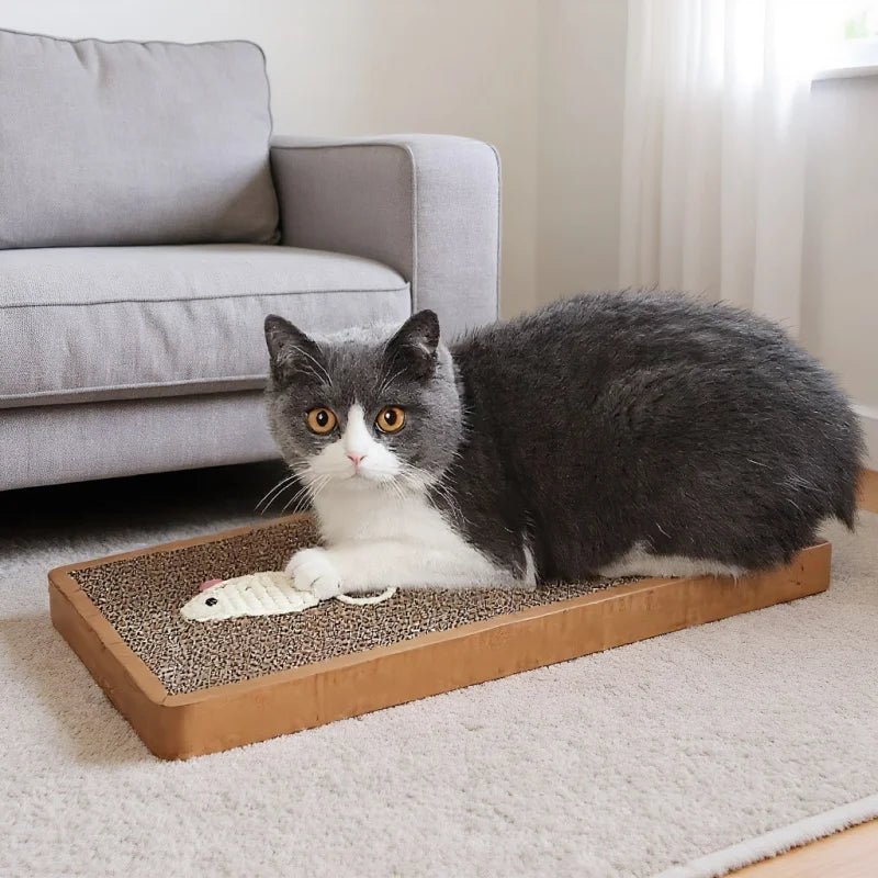 1 Set Cat Scratcher - Indoor Cat Scratcher Pad & Scratching Posts, Ideal Cat Toys for Claw Maintenance