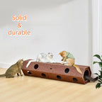 Pet Cat Tunnel Tube Toys Foldable Tunnels for Indoor Cats Kitten Play Tube