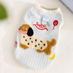 Atmungsaktive Weste für kleine Hunde, Kleidung, weich, Winter, warm, niedlich, Katzenkleidung, für kleine Katzen, Weste, Unterhemd, Hundekleidung mit Haken